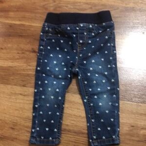 Cat and Jack baby’s jeans size 12 months.
